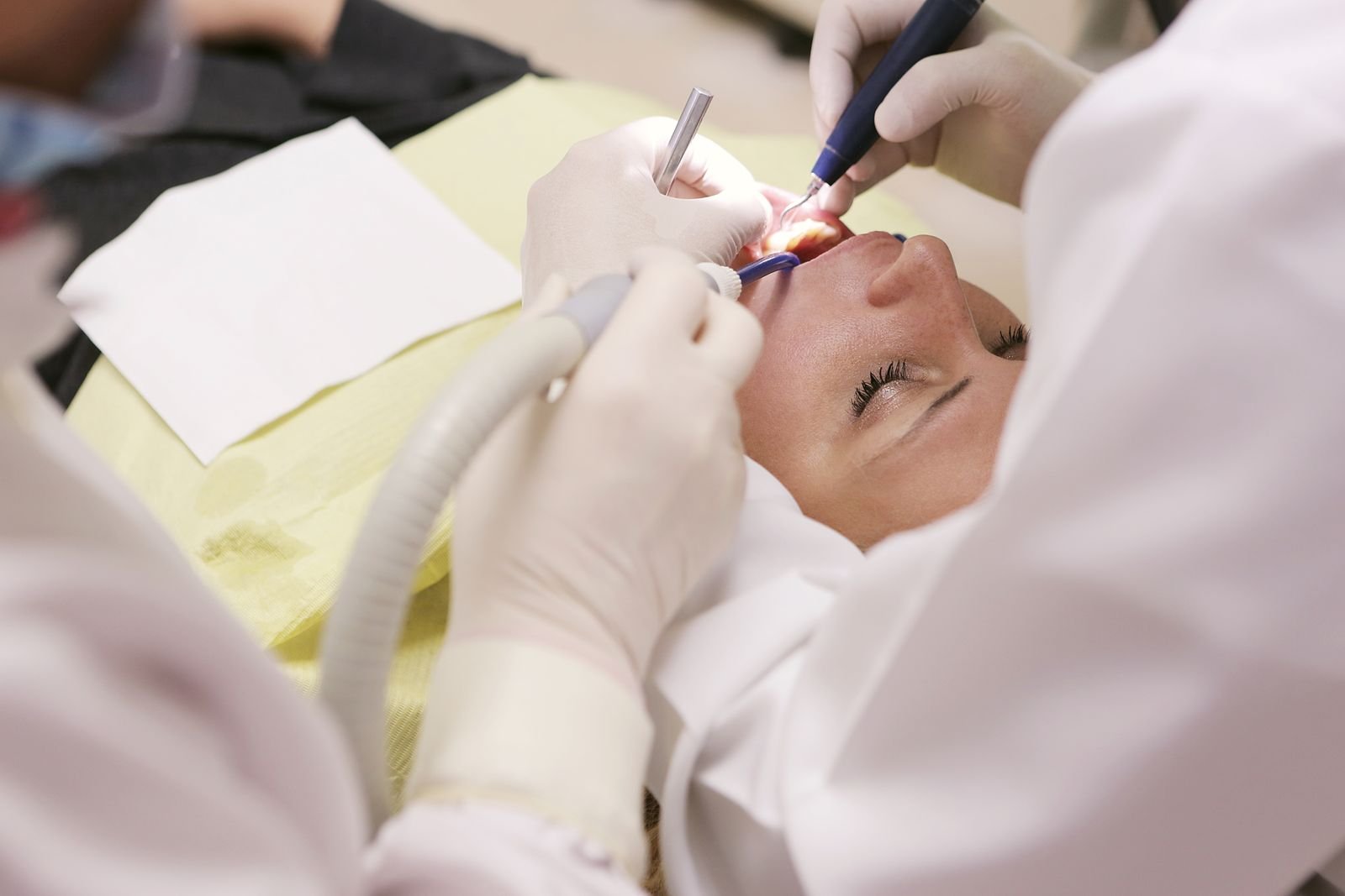 Gentle dental procedure in progress